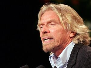 Richard Branson is the first foreign investor to publicly commit to Saudi Arabia's massive Red Sea project. (AFP)