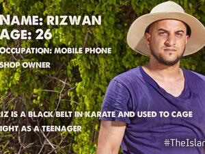 The Island with Bear Grylls contestant Rizwan Shabir couldn't stay in a place filled with women wearing bikinis. (Theblaze.com)