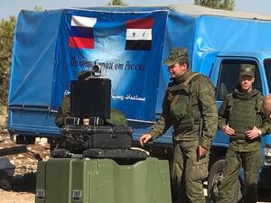 إصابة عسكريين روسيين بقصف نفذه المسلحون في حلب
