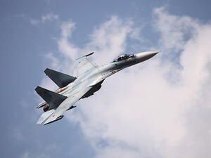 A Russian Air Force Su-27 fighter jet similar to the ones recently arrived in Syria. (Creative Commons/SA-3.0)