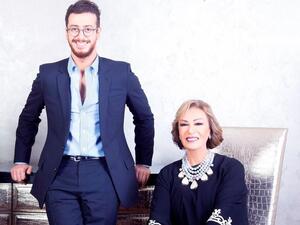 Saad and his beautiful mum. (Sayidaty)