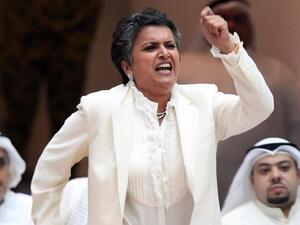 Safa Al Hashem, Kuwait’s only female MP, is notorious for her populist comments against expats, including recommending that expats should be banned from obtaining driving licenses and be taxed to walk on the streets. (AFP)