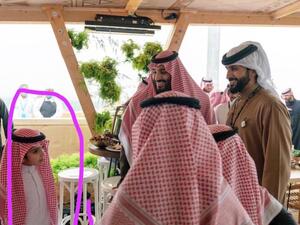 ظهور نادر لنجل ولي العهد محمد بن سلمان