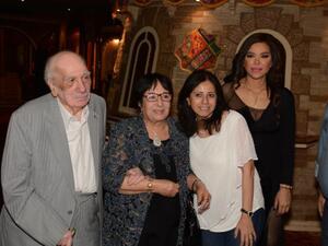 الفنانة سميرةعبدالعزيز وزوجها الكاتب الراحل محفوظ عبد الرحمن