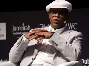 The Hollywood actor was given the DIFF Lifeftime Achievement Award at the annual festival. (Khaleej Times)