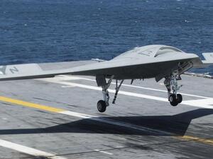 Work on the drone began in 2000, and four types were produced in different sizes: Saqr 1, 2, 3 and 4. (Jim Watson/ AFP)