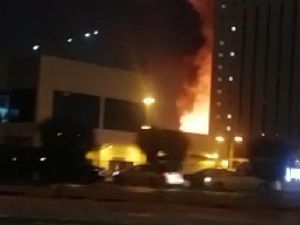 حريق بأحد مباني مدينة الملك فهد الطبية بالرياض