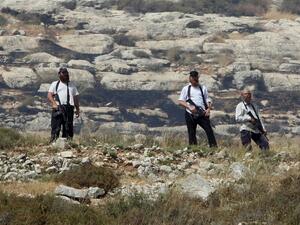 Settlers reportedly broke into the "Joseph Tomb" to perform religious rituals. (Jaafar Ashtiyeh/AFP/File)