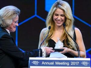 Shakira urges Davos elite to nurture future leaders. (Khaleej Times)