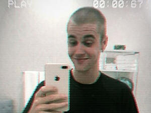 Justin shaved off his unkempt blonde tresses (Source: justinbieber / Instagram ) 