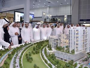 Sheikh Hamdan bin Mohammed, Crown Prince of Dubai, at the opening of Cityscape Global 2017. (Courtesy of Dubai Media Office)