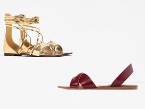 موديلات صنادل فلات لموسم صيف 2016