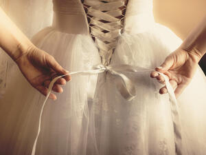 The bride was rescued in the middle of the wedding ceremony. (Shutterstock)