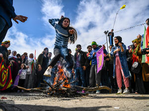 Kurds gathered to celebrate Newroz (Shutterstock)	