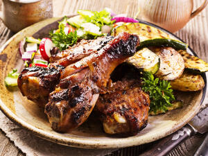 الدجاج المشوي بالفرن