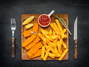 أصابع البطاطا ببهارات المسالا الهندية