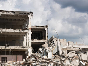 The Ministry of Health has been dismantling old and unused parts of the building. Recently, demolition work began at the site (Shutterstock/File)