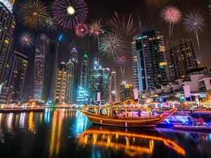 Staying home and watching the fireworks from building's rooftop or balconies remains to be the best choice for a lot of UAE residents. (Shutterstock)