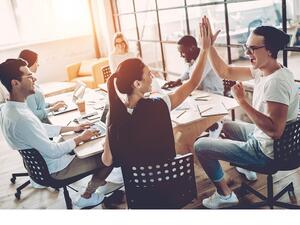 Employees' happiness at the workplace, according to the programme, can be achieved by developing a work culture based on four pillars. (Shutterstock)