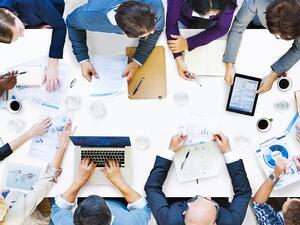 The meeting room should be a hotbed for brainstorming creative ideas that employees would be excited to gather in and that would approach with a sense of mindfulness. (Shutterstock)