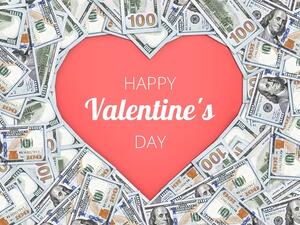 Valentine’s day is supposed to be about spreading love and not money. (Shutterstock)