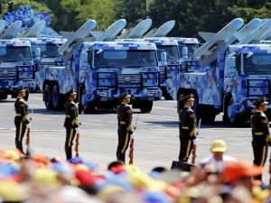 عرض عسكري بمناسبة الذكرى الـ 70 لنهاية الحرب العالمية الثانية، بكين، الصين، 3 سبتمبر 2015
