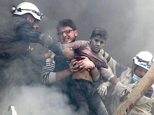 طائرات روسية تقصف حمص وحماة - ارشيف 