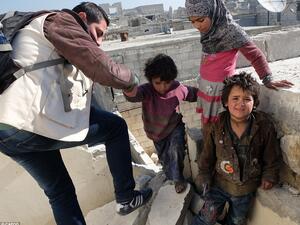 استطاع الأطفال تحمل أعنف الغارات منذ بدء الثورة السورية عام 2011