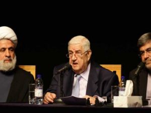 جانب من المؤتمر الاعلامي الدولي لمواجهة الارهاب التكفيري