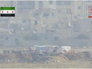 غرفة العمليات التي تم استهدافها بصاروخ موجه في منيان غربي حلب