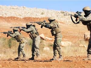 جانب من تدريب "قوات النخبة" التابعة لهيئة تحرير الشام