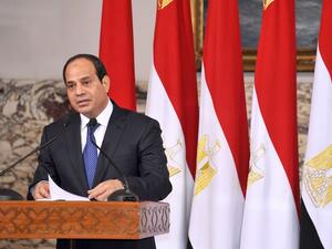 During his speech, Egyptian President Abdel Fattah Al-Sisi urged the parliament to finalize the legislation of several laws that are meant to regulate labor and workers’ rights, including the country's labor law. (AFP/ File)
