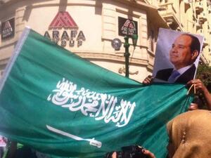 استنكر إعلاميون وفنانون حمل العلم السعودي - فيسبوك
