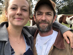 Luke Perry died at the age of 52  (Source: sophiaperry / Instagram )