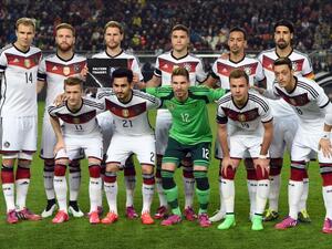 منتخب ألمانيا الذي خاض اللقاء