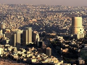 مشهد من العاصمة الاردنية عمان