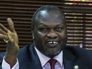 النائب الأول لرئيس الجمهورية في جنوب السودان ريك مشار