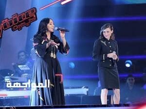 المتسابقة اليمنية سهى المصري والمتسابقة المغربية نهاد ضريف