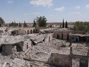 قام داعش بتفجير سجن تدمر بعد سيطرته على المنطقة منتصف عام 2015 