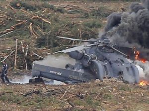 تحطم مروحية روسية ومصرع 4 جنود غرب البلاد