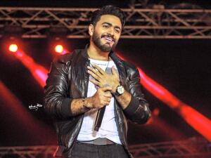 Tamer Hosny teased his fans with a promo from The Voice Kids Arabia. (Facebook)