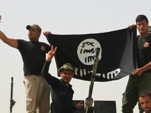 مقاتلون من الحشد الشعبي في الازرقية
