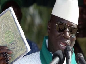 رئيس غامبيا يحيى جامع 
