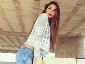 Nawal al Zoghbi's daughter Tia dreams of becoming a fashion designer. (Waleg)