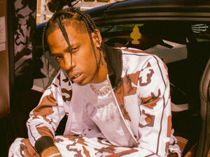 He's on top of the Astroworld (Source: travisscott / Instagram ) 