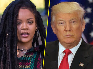 Rihanna said she was "disgusted" by Trump's visa ban. (Public)