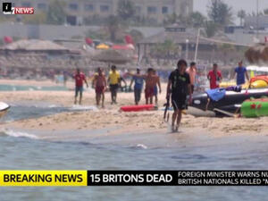 Muslims working at the hotel formed a human shield to protect tourists. (Sky News)