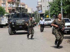 Turkish special forces are seen in a military operation in Diyarbakir. (AFP/File)