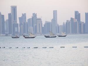 Doha skyline at sunset. Qatar's human resources market is one of the fastest growing in the Gulf (Albawaba/J. Zach Hollo)
