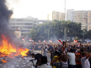 Morsi supporters clashed with Egyptian security forces throughout the country Friday leaving at least four killed in the violent exchanges (Courtesy of STR/AFP/Getty Images)